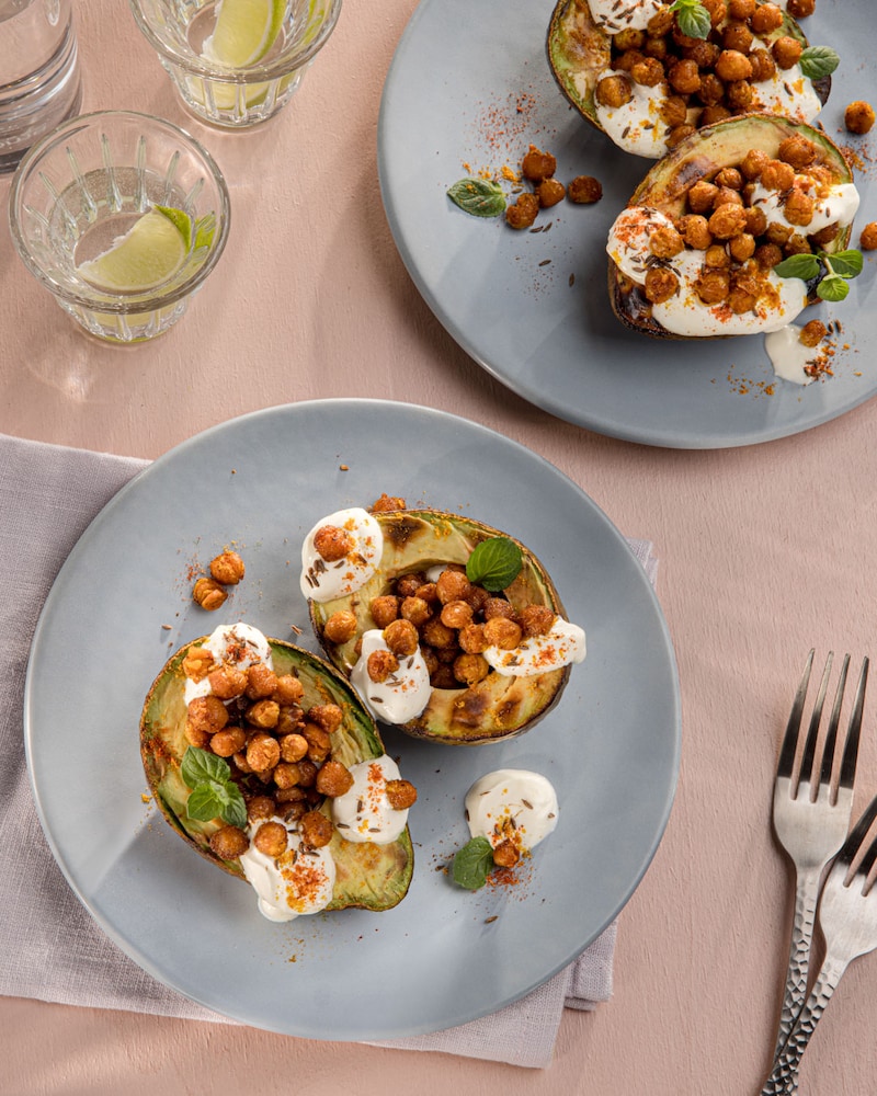 Dieses Bild zeigt die fertigen Avocados.