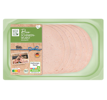 NATURGUT Bio Schinkenwurst