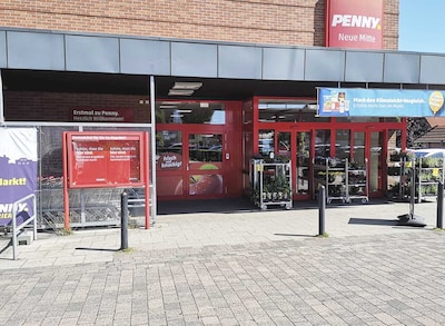 Sie sehen den Eingang vom Penny Markt in Reken - Groß Reken, Neue Mitte 11