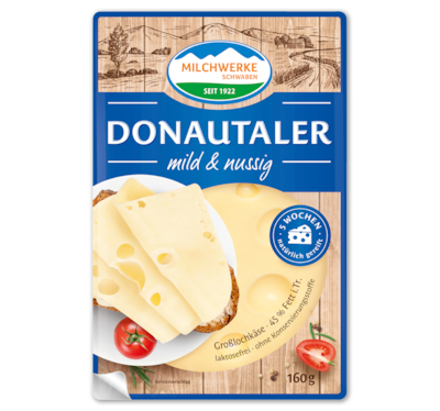 WEIDEGLÜCK Donautaler Käsescheiben 1.49