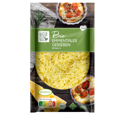 NATURGUT Bio Emmentaler gerieben
