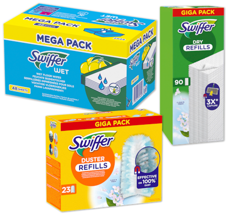 SWIFFER Praktische Putzhelfer in Großpackung*