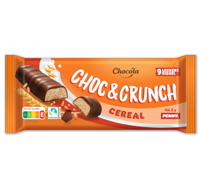 CHOCO’LA Choc & Crunch Riegel*