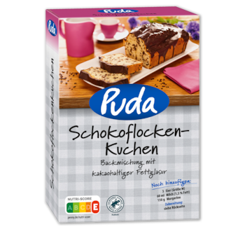 PUDA Backmischung Schokoflockenkuchen