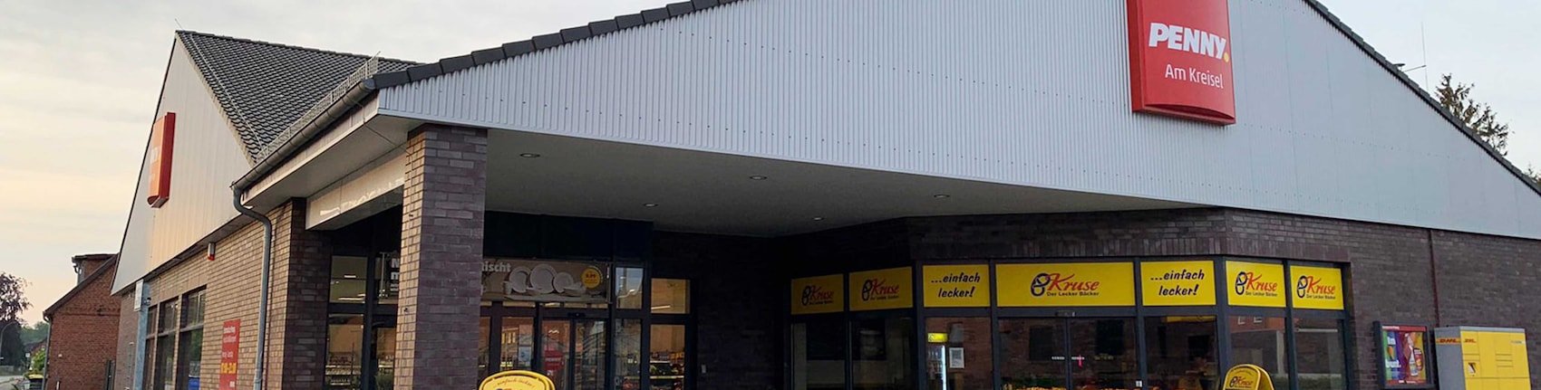 Sie sehen den Eingang vom Penny Markt in Bienenbüttel, Poststr. 2 A