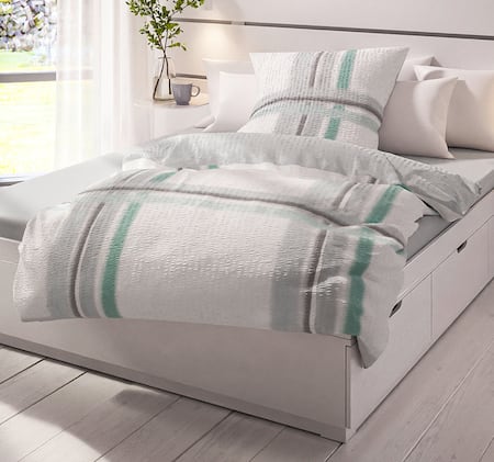 HOME IDEAS Living Seersucker-Bettwäsche-Garnitur*