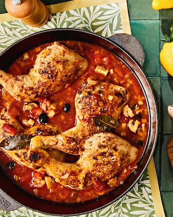 Dieses Bild zeigt Pollo Cacciatore.