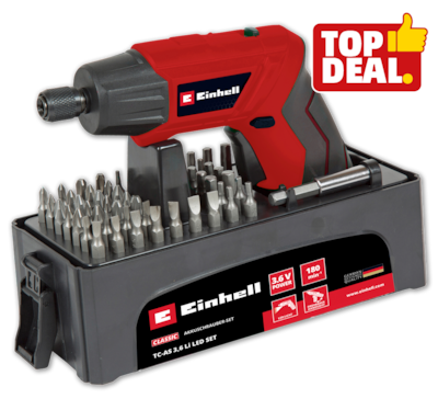 EINHELL Stab-Akkuschrauber-Set*