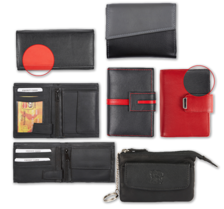 Damen- oder Herren-Ledergeldbörse 5.99