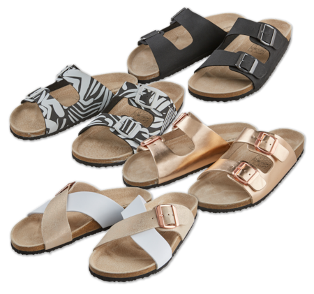 TRUE STYLE Tieffußbettpantoletten*