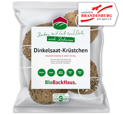 BIOBACKHAUS Dinkelsaat-Krüstchen*