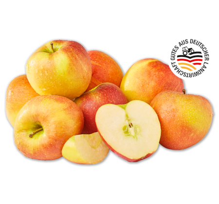 Deutsche rote Äpfel