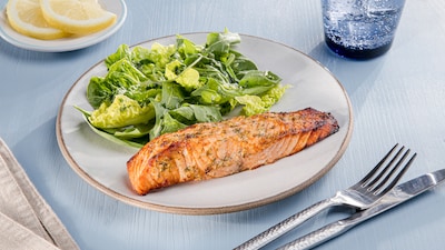 Lachs aus der Heißluftfritteuse