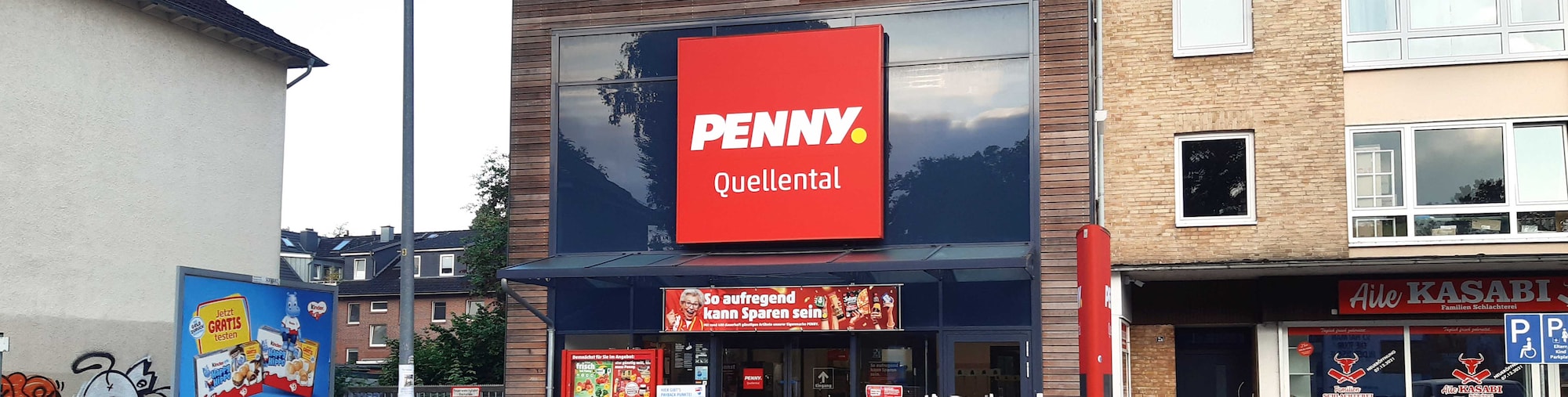 sie sehen den Eingang vom Penny Markt in Pinneberg Richard-Köhn-Str. 2