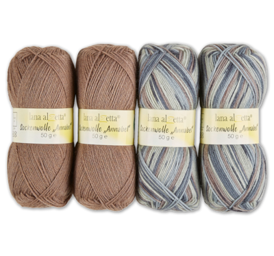 LANA ALZETTA Strumpf-und-Sockenwolle ANNABEL 5.99