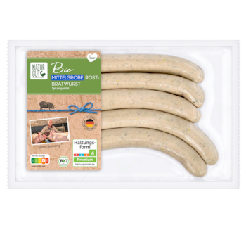 NATURGUT Bio mittelgrobe Rostbratwurst
