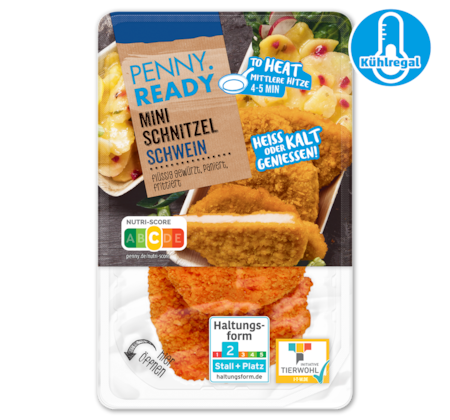 PENNY READY Mini Schweine- oder Hähnchenschnitzel