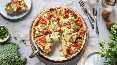 Quiche mit Wirsing