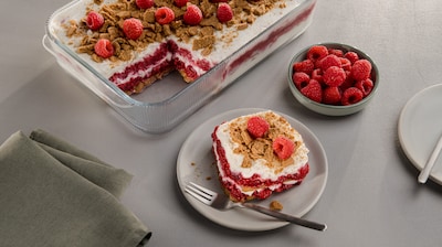 Himbeer-Spekulatius-Dessert
