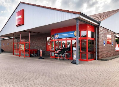 Sie sehen den Eingang vom Penny Markt in Ahrensboek Am Spannbrook 6