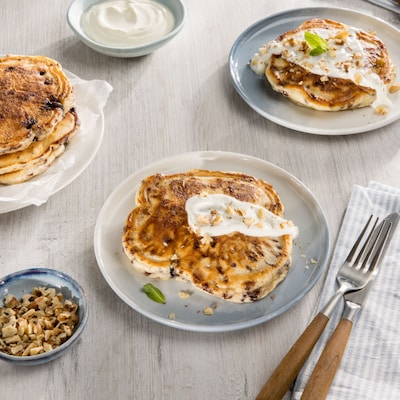 Dieses Bild zeigt den fertigen Pancake. 