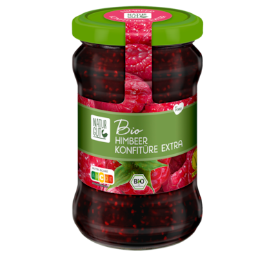 NATURGUT Bio Himbeer Konfitüre Extra