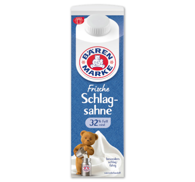 BÄRENMARKE Frische Schlagsahne*