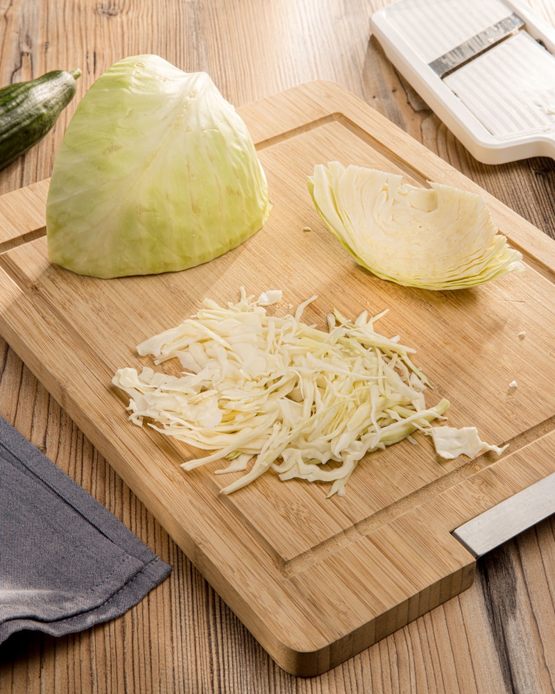 Dieses Bild zeigt den Weißkohl vom Grill.