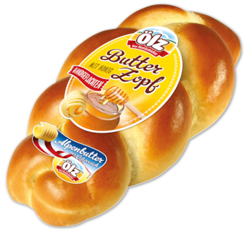 ÖLZ Butter Zopf mit Honig*
