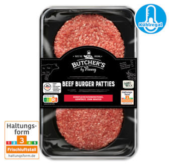BUTCHER’S Frische Beef Burger Patties 2.99