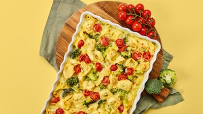 Tortellini-Brokkoli-Auflauf
