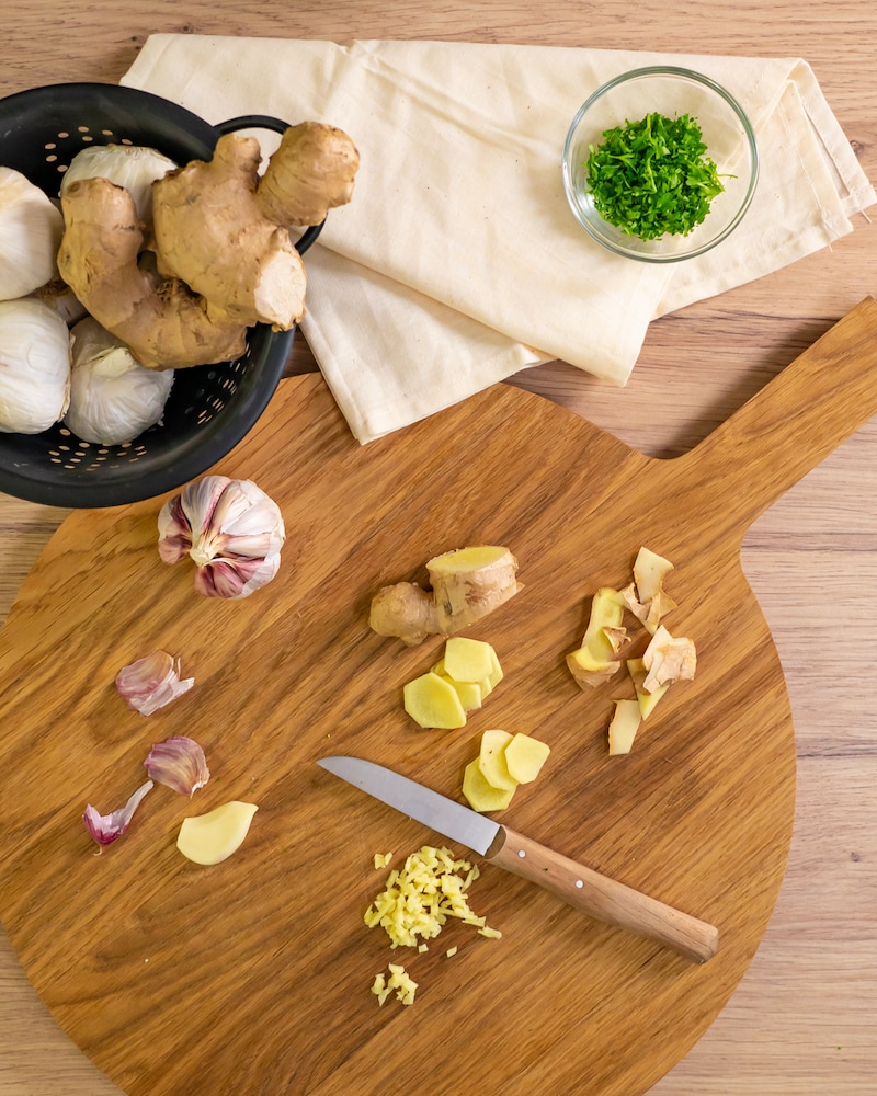 Feurige Asia-Marinade mit Ingwer und Orange