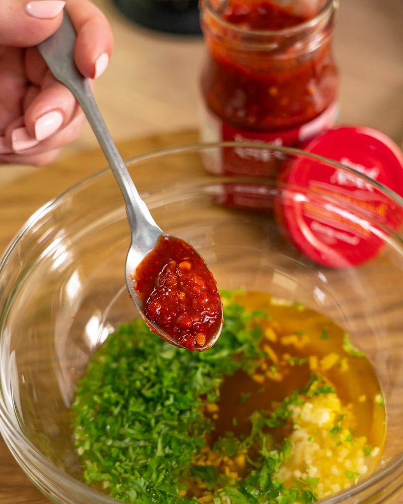 Feurige Asia-Marinade mit Ingwer und Orange