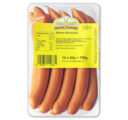 GOURMET Wiener Würstchen*
