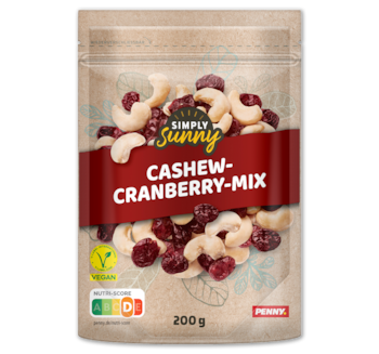 SIMPLY SUNNY Cashew-Cranberry-Mix  1.69