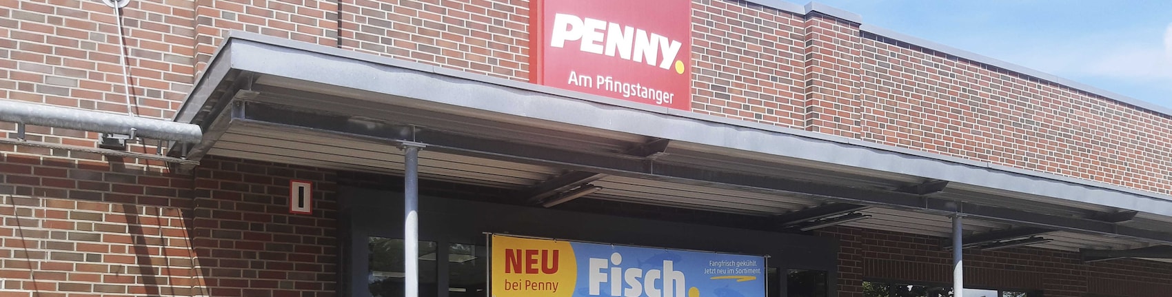 Sie sehen den Eingang vom Penny Markt in Salzgitter/Bad, Am Pfingstanger 19