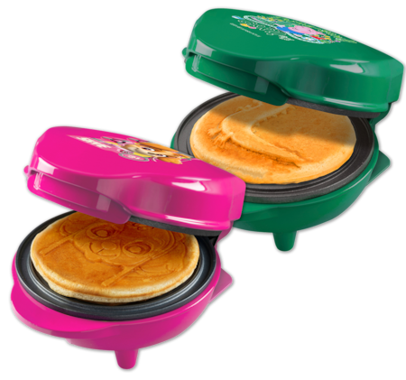 BESTRON PAW PATROL oder PEPPA PIG Mini-Waffeleisen APP500G*