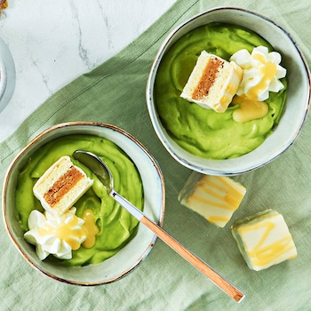 Dieses Bild zeigt die fertige Avocadocreme.