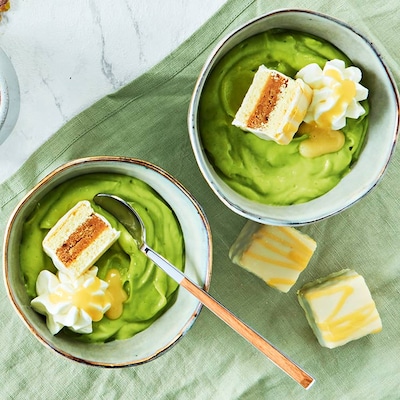 Dieses Bild zeigt die fertige Avocadocreme.