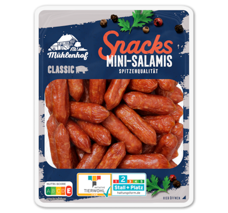 MÜHLENHOF Snacks Mini-Salamis Classic 