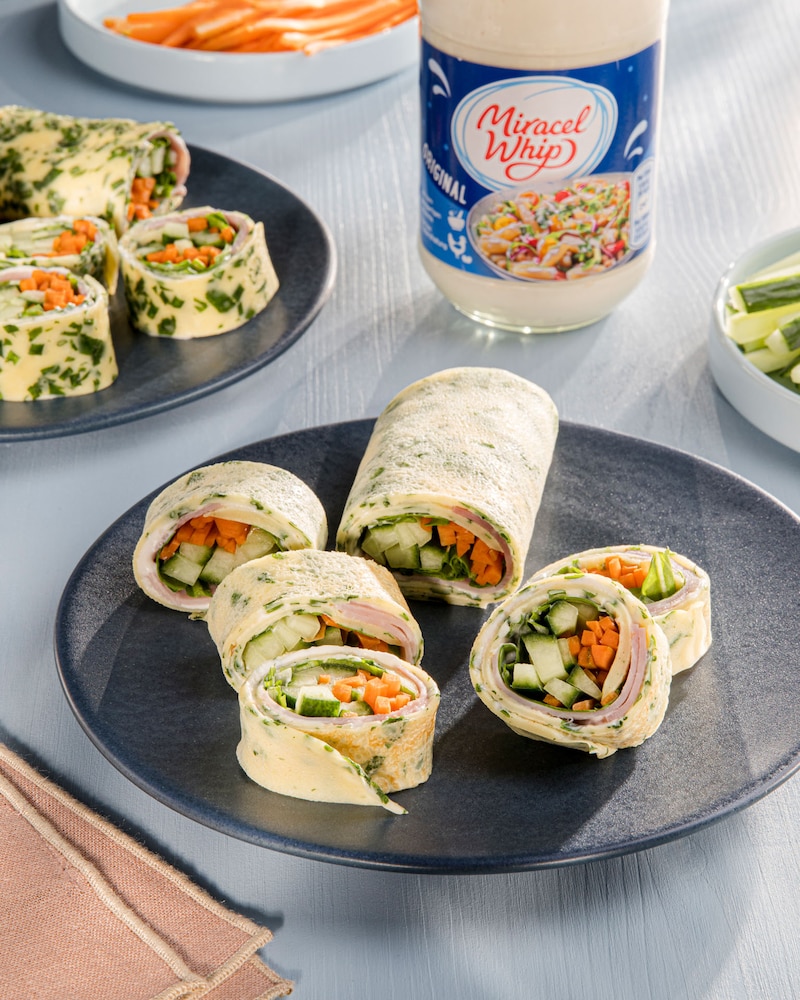 Dieses Bild zeigt den fertigen Pfannkuchen.