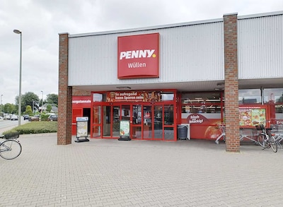 Sie sehen den Eingang vom Penny Markt in Ahaus - Wülen, Stadtlohner Str. 21-27
