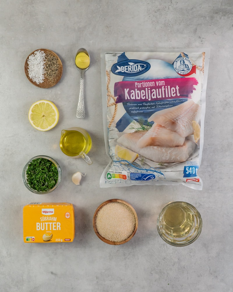 Dieses Bild zeigt die Zutaten für das Filet.