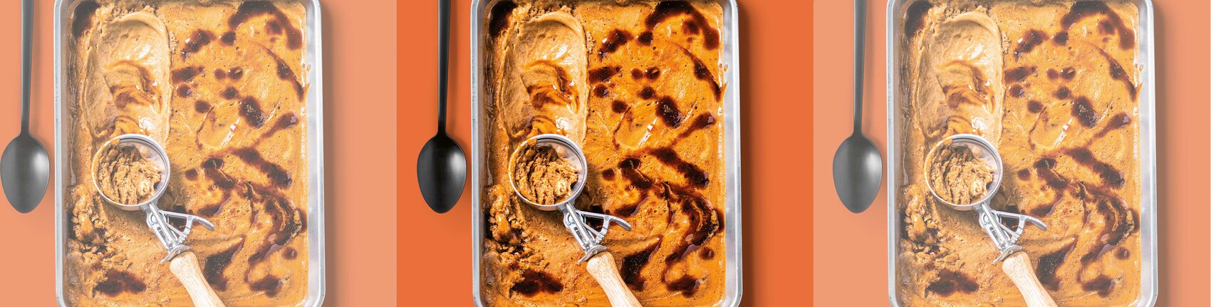 Affogato-Eiscreme Kaffee küsst Vanille