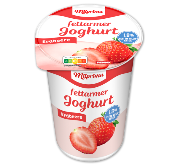 MILPRIMA Fettarmer Fruchtjoghurt