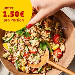 Couscous-Salat mit buntem Gemüse