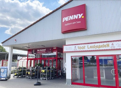 Sie sehen den Eingang vom Penny Markt in Haltern - Haltern am See, Am Holzplatz 2a