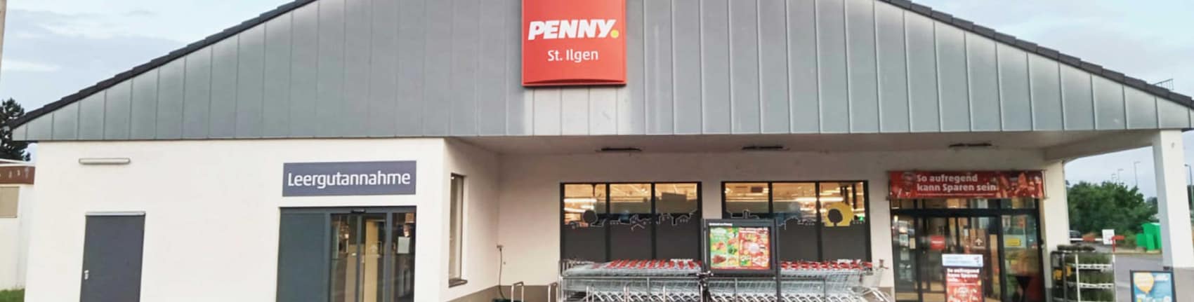 sie sehen den Eingang vom Penny Markt in Leimen In Der Heidelslach 1