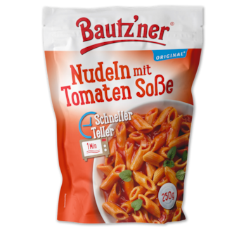 BAUTZ’NER Nudeln mit Soße 1.99