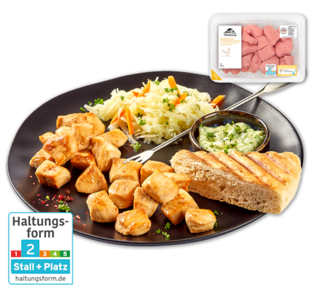 MÜHLENHOF Frisches Hähnchen-Fonduefleisch*